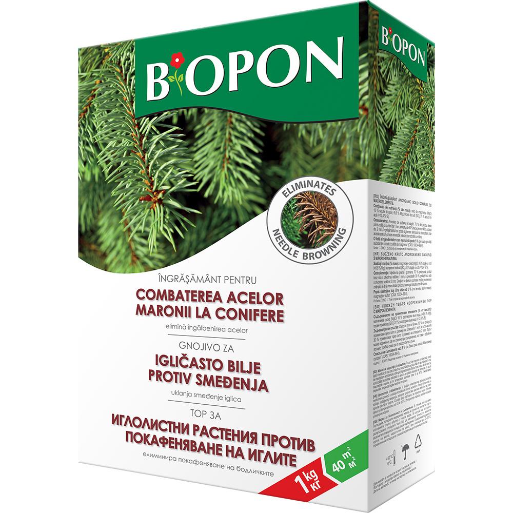 Тор BIOPON против пожълтяване на иглите при иглолистни – гранулиран, 1 кг