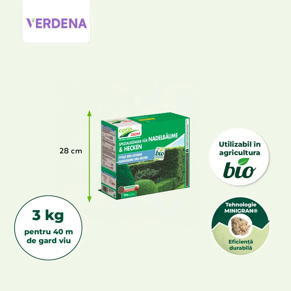 Специален тор за Иглолистни Растения и Жив Плет, 1.5 kg, Оптимално Хранене, CUXIN DCM