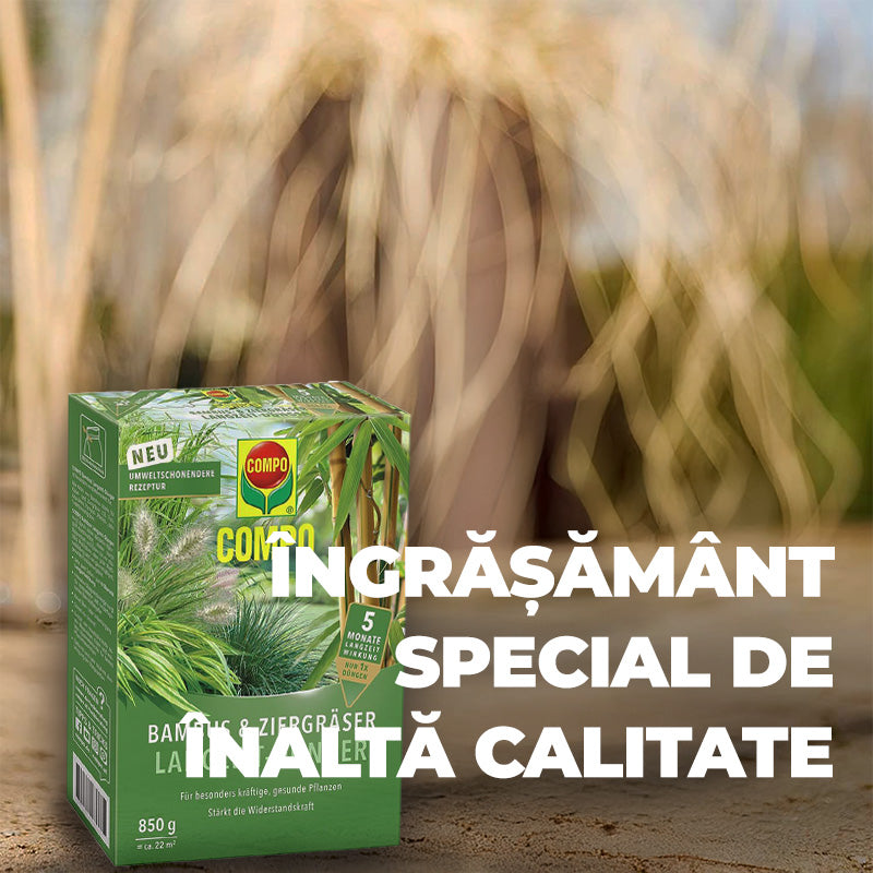 Тор за Бамбук и Орнаментални Треви, 850 g, 22 m², Екологична Формула, Продължително Действие 5 Месеца, COMPO