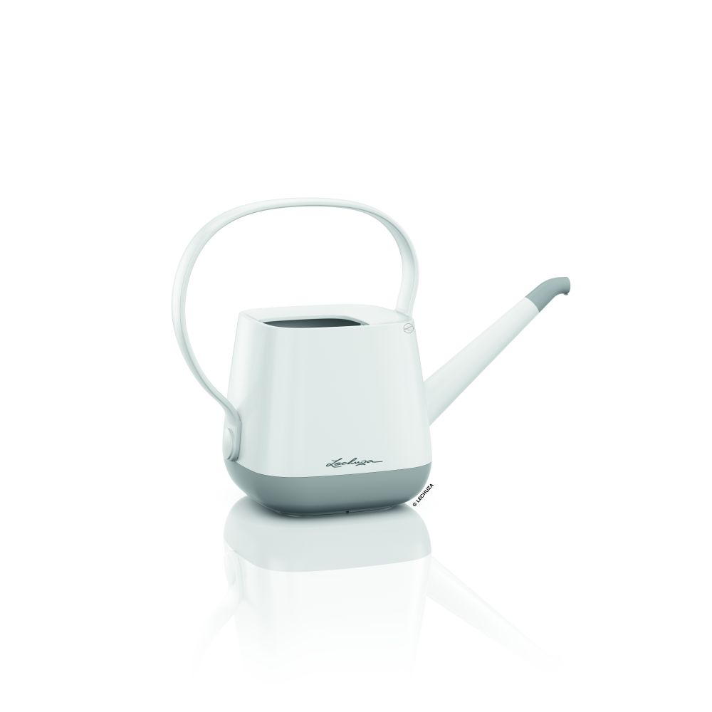 Stropitoare Lechuza YULA, 1,7 l capacitate, Alb/Gri, Protectie anti-picurare, Plastic de inalta calitate