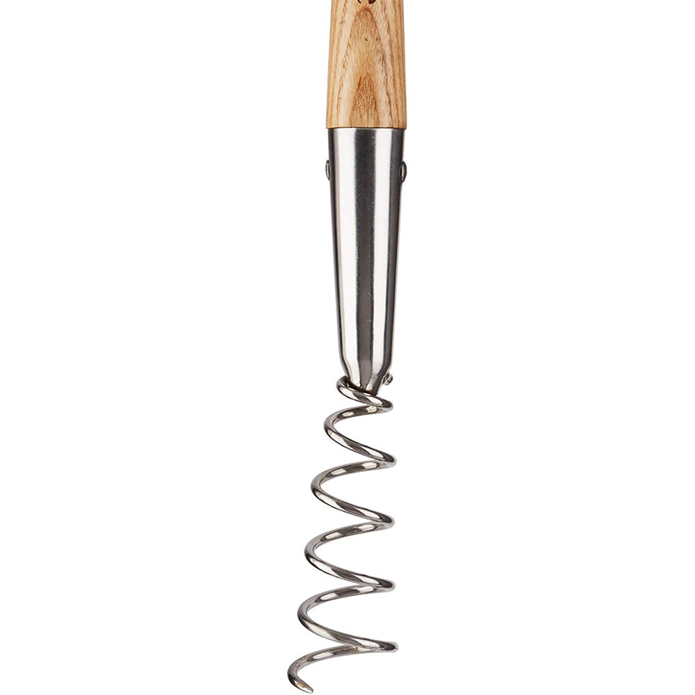 Scula smulgere papadie KENT & STOWE cu coada lunga din inox, maner lemn frasin, 97 cm, 15 ani de garantie