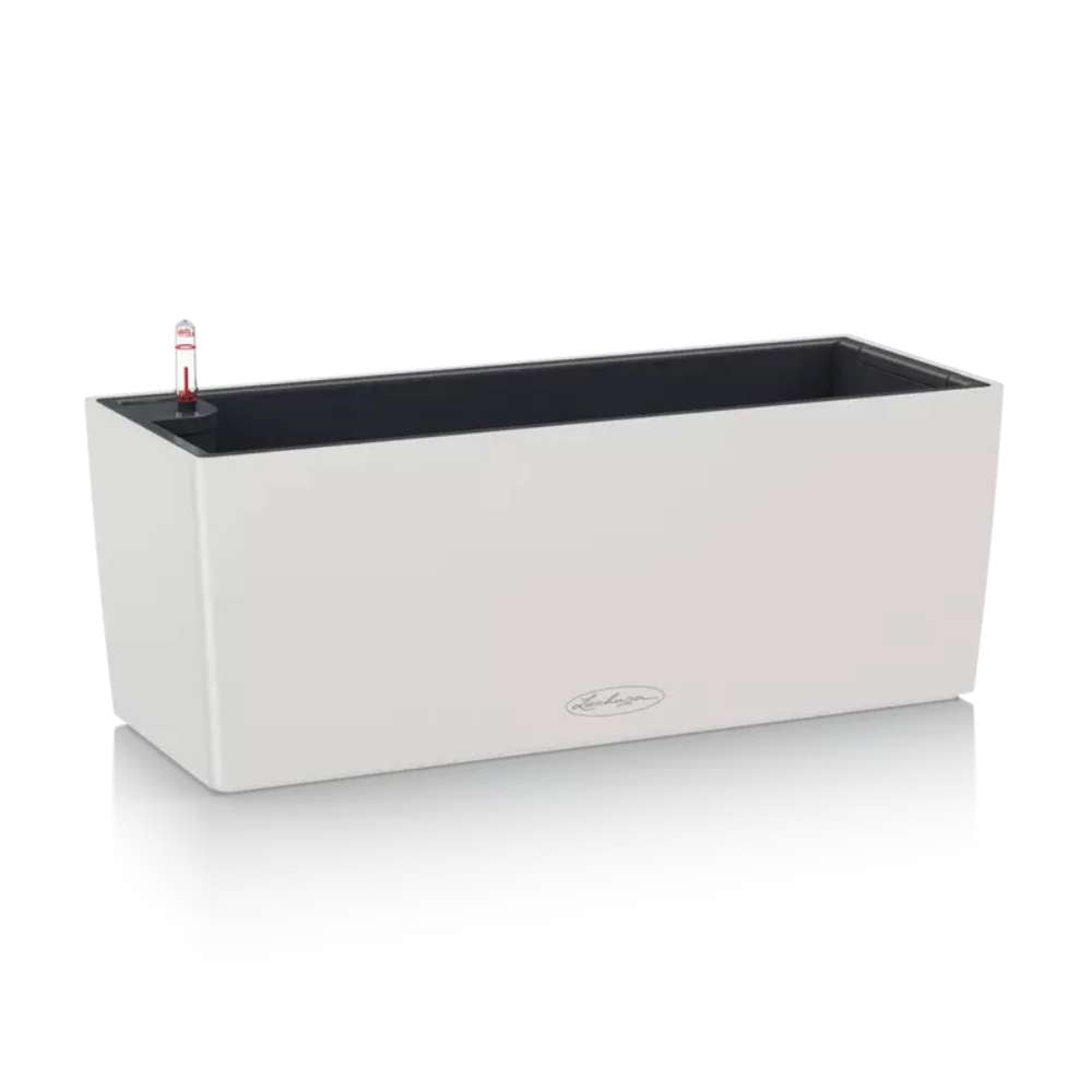 Ghiveci Auto-Irigant Lechuza Balconera Color 50, 8 l, gri mat, sistem de autoirigare, insert detasabil, strat de drenaj