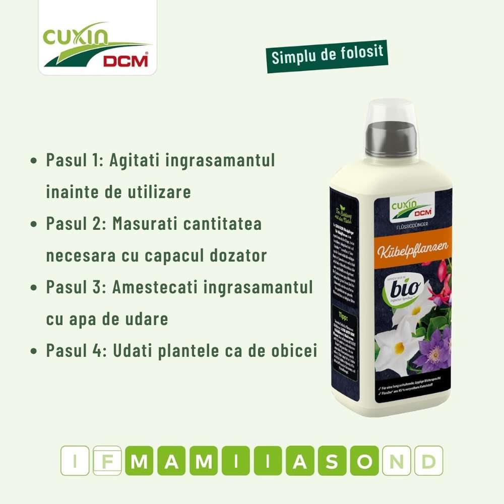 Органичен течен тор за Стайни Растения, 800 ml, CUXIN DCM