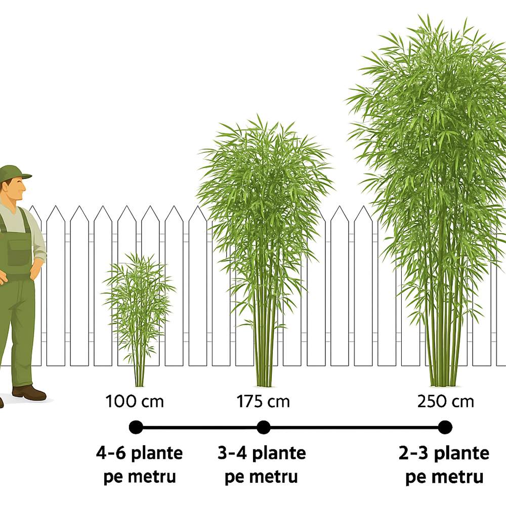 Градински бамбук (Fargesia Rufa) Red Dragon - Неинвазивен и с червеникави стъбла