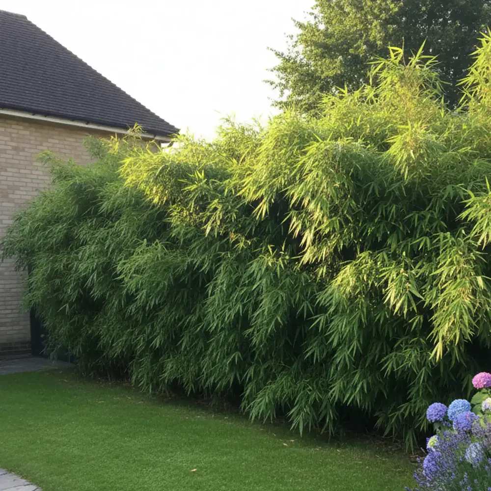 Градински бамбук Rufa (Fargesia Rufa), неинвазивен, студоустойчив, гъст жив плет