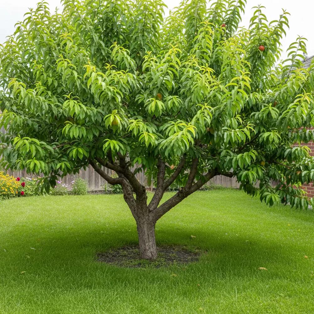 Нектарина джудже Prunus persica Nucipersica – компактно овощно дърво за саксия