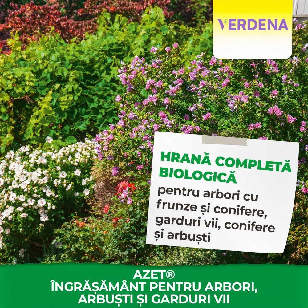 Ingrasamant organic Neudorff Azet, pentru arbori arbusti si gard viu cu efect prelungit radacini puternice si frunzis verde - 1 kg