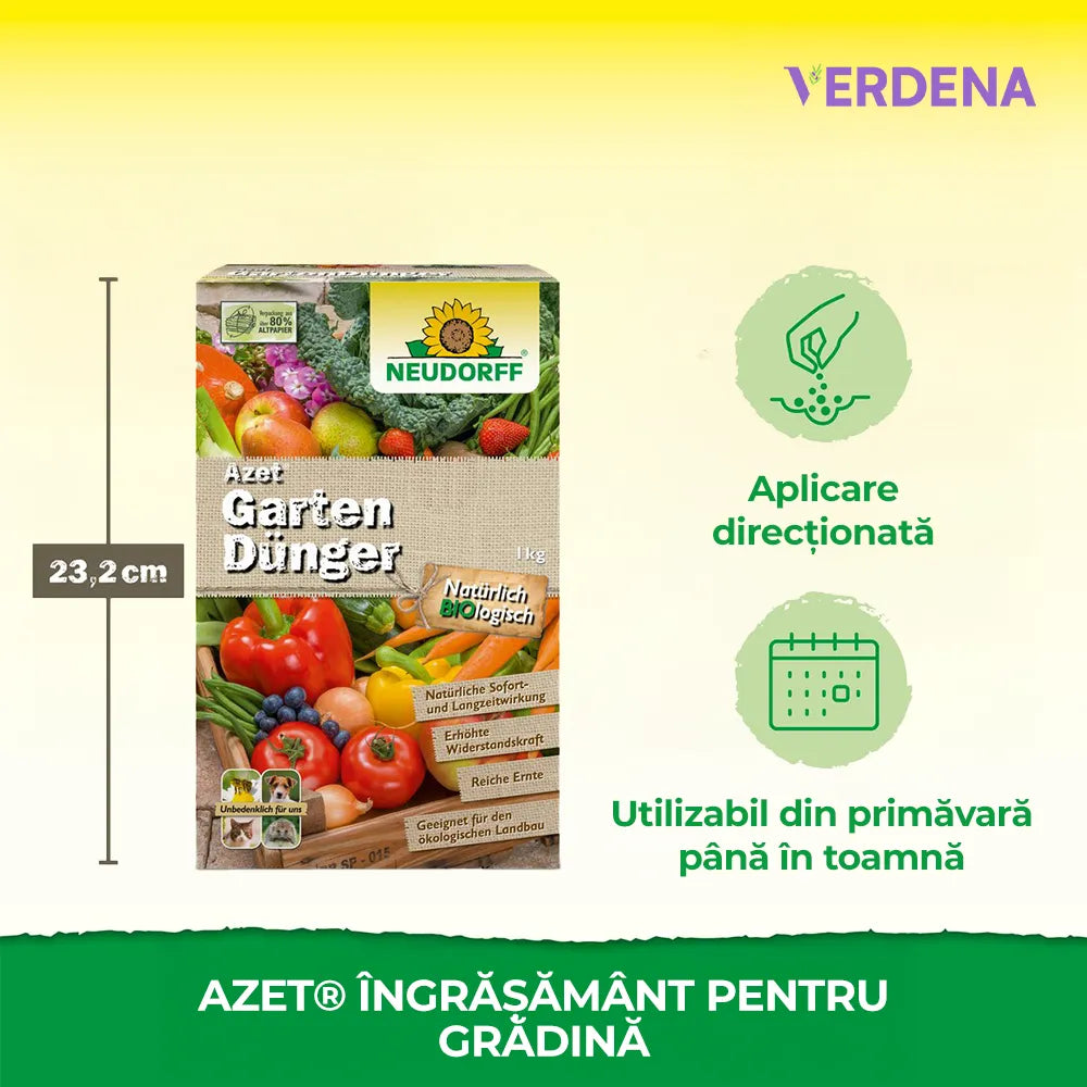 Ingrasamant Universal pentru Legume Neudorff, Efect Imediat si de Lunga Durata, recolta bogata - 1.75 kg