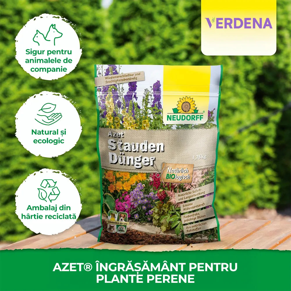 Ingrasamant organic plante perene NEUDORFF Azet 1 kg, cu Mykorrhiza, eliberare nutrienti 100 zile