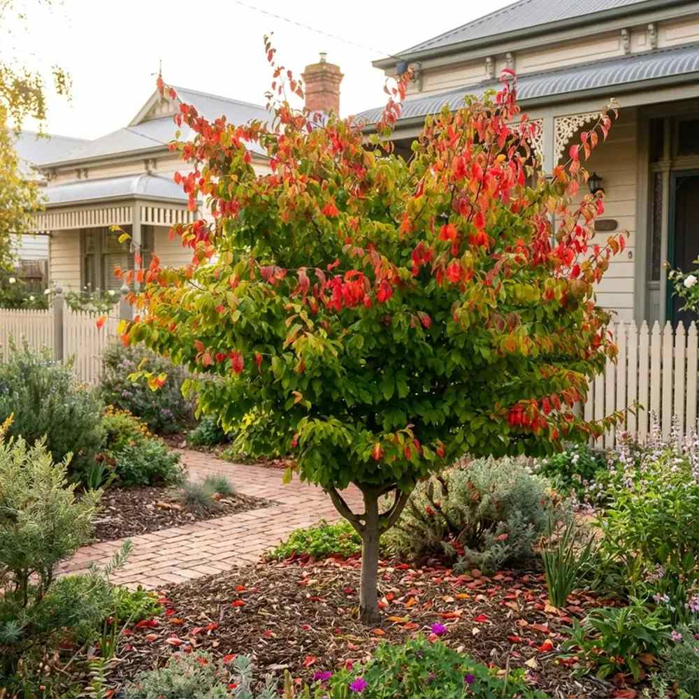 Железно дърво (Parrotia persica) – декоративно дърво със зашеметяваща есенна листна окраска