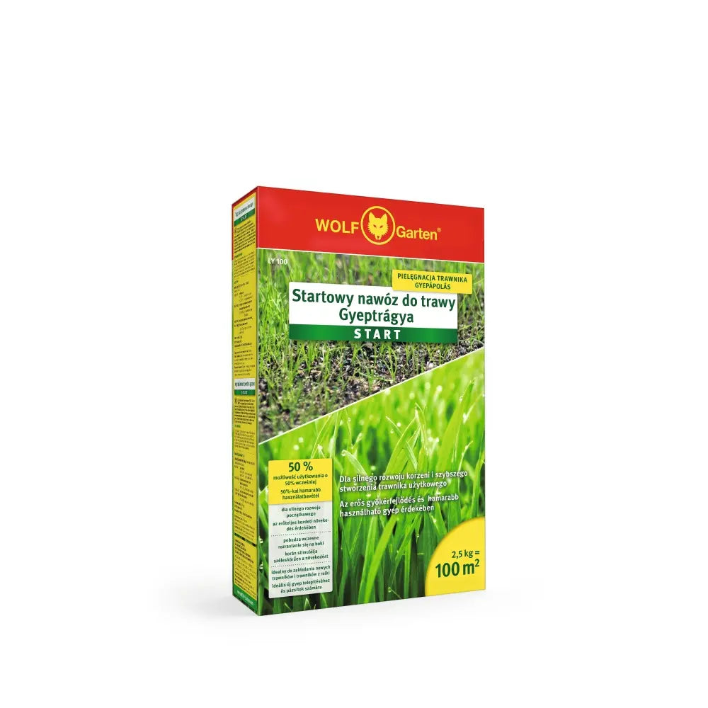 Стартер тор за Ливада Wolf Garten, 2.5 kg за 100 m², Ускорява покълването