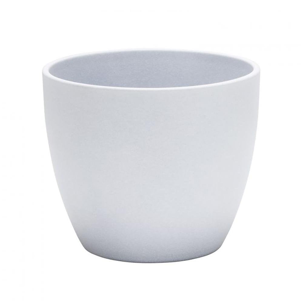 Ghiveci plante rotund Ceramic Scheurich, Ø 25 cm, H22,5 cm, Gri Deschis
