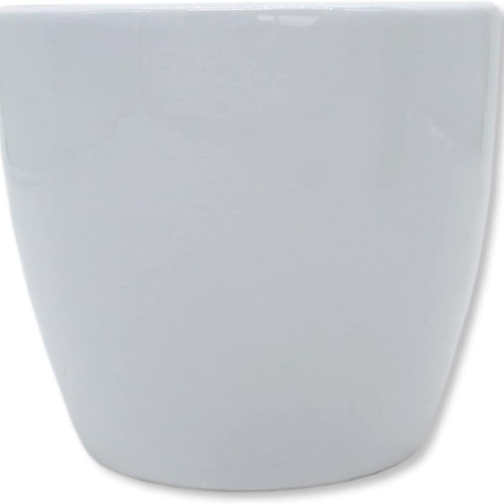Ghiveci plante rotund Ceramic Scheurich, Ø 13 cm, H11,5 cm, Alb