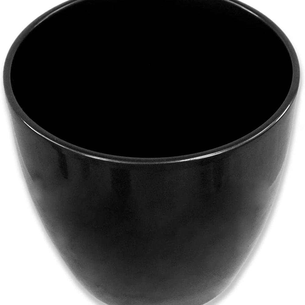 Ghiveci plante rotund Ceramic Scheurich, Ø 13 cm, H11,5 cm, Negru