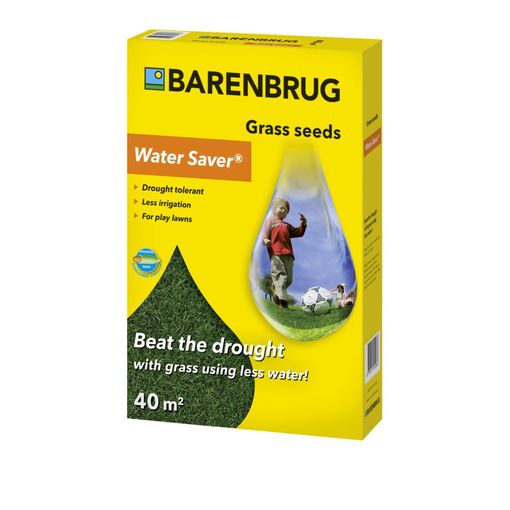 Семена за тревник Water Saver Barenbrug 1 кг – устойчив на суша, за 40–50 кв.м
