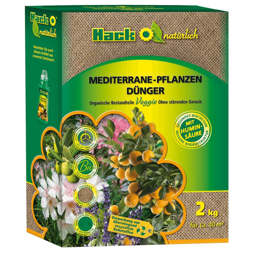 Ingrasamant Natural Organic HACK pentru plante mediteranene - 2 kg