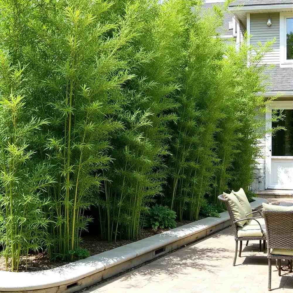 Бамбук Phyllostachys 'Henon' – гигантски декоративен бамбук за жив плет