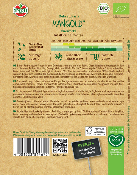 Seminte BIO mangold