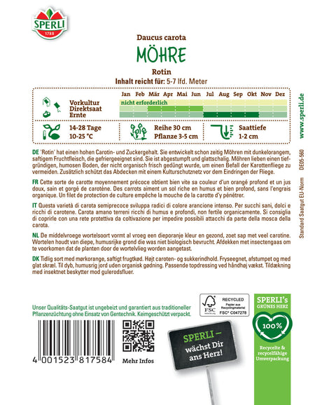 Seminte morcovi Rotin