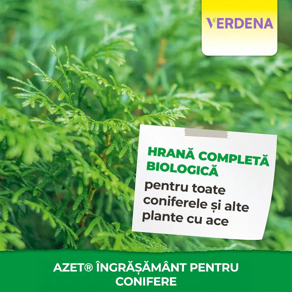 Ingrasamant organic Neudorff Azet pentru conifere si plante vesnic verzi 2.5 kg – efect imediat si prelungit pana la 100 zile