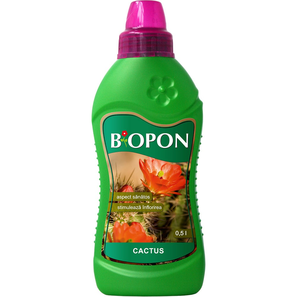Течен тор BIOPON за кактуси и сукуленти, балансиран растеж, 500 мл