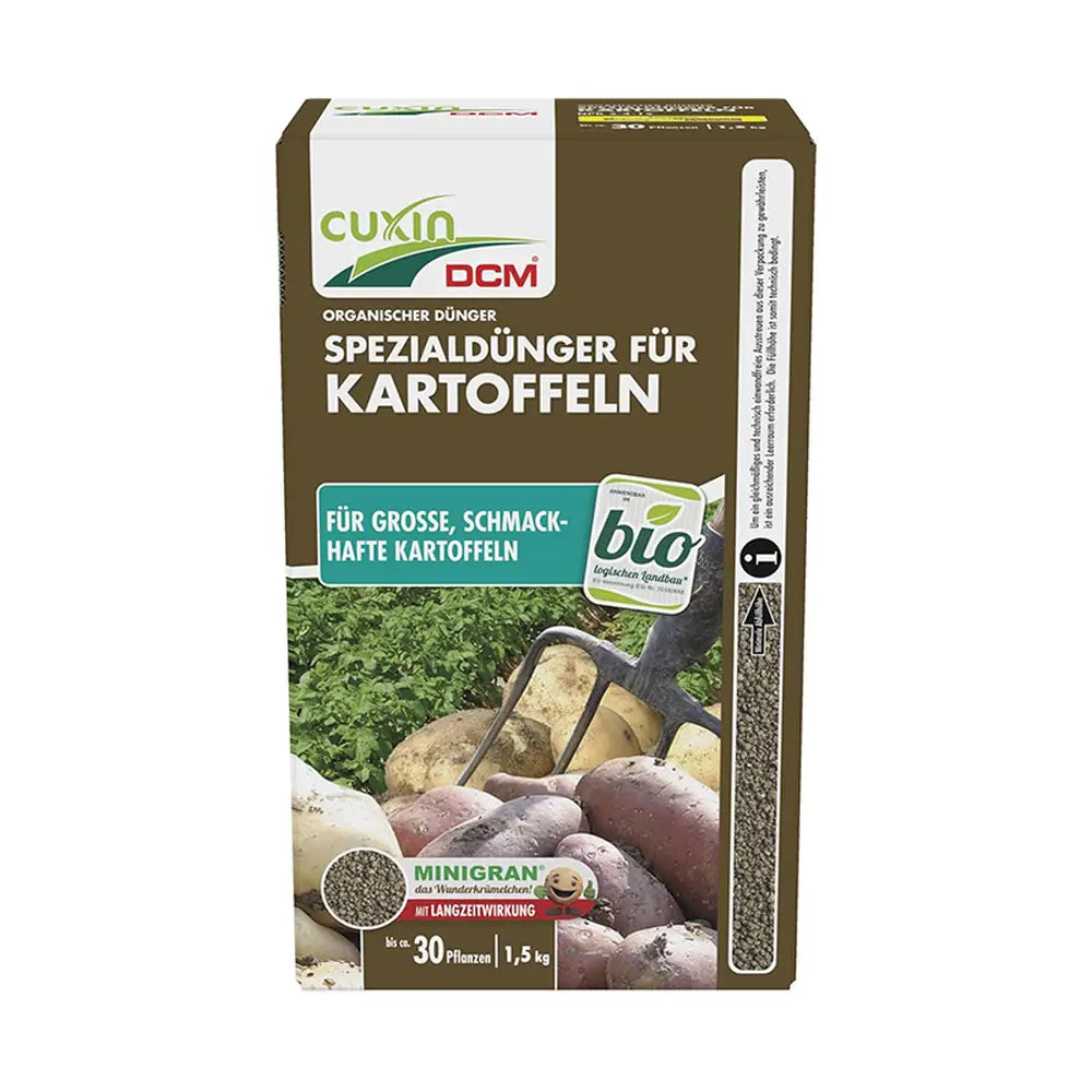Органичен тор Cuxin DCM за картофи 1,5 кг с технология Minigran за 30 кв.м