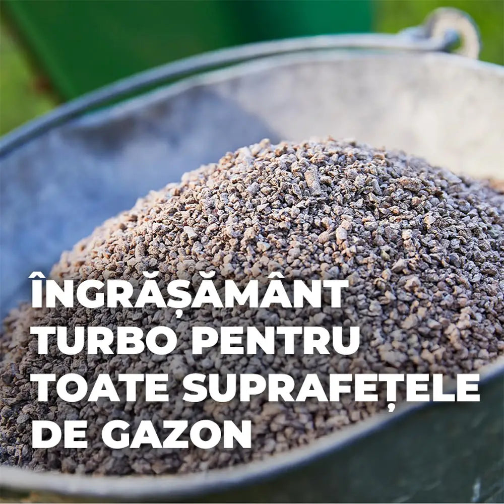 Ingrasamant gazon COMPO Turbo, 5 kg pentru 130 mp, gazon dens, verde si rezistent cu efect rapid si nutritie echilibrata