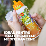 Ingrasamant Organic Lichid pentru Plante Mediteraneene, 500 ml, Special cu Extra Potasiu si Fier, Ingrediente 100% Naturale, COMPO
