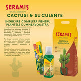 Granule de argila SERAMIS pentru cactusi si suculente, granule de argila cu drenaj excelent, inlocuitor total de sol, 2.5 litri