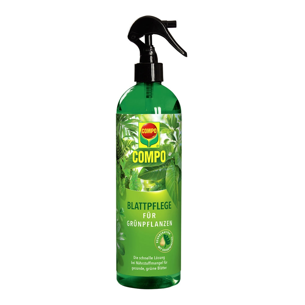 Течен тор за Грижа за Листата на Зеленолистни Растения и Палми, 500 ml, Бутилка с Пулверизатор, COMPO