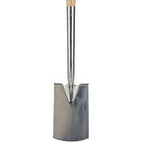 Spada gradina profesionala Kent & Stowe inox cu maner din frasin 104 cm, pentru sapat si drenaj