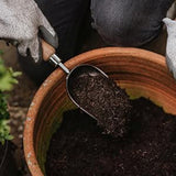 Lopatica plantare KENT & STOWE din inox, maner din lemn de frasin, 33 cm, garantie 15 ani