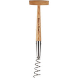 Extractor papadie KENT & STOWE din otel inoxidabil, unealta pentru indepartare buruieni cu radacina pivotanta, maner din lemn de frasin, 38 cm