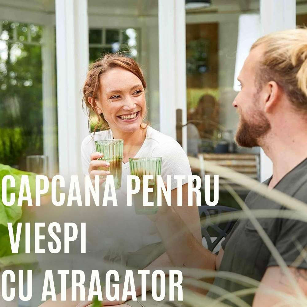 Capcana viespi COMPO, capcana reutilizabila cu atractant natural, eficienta 3 saptamani