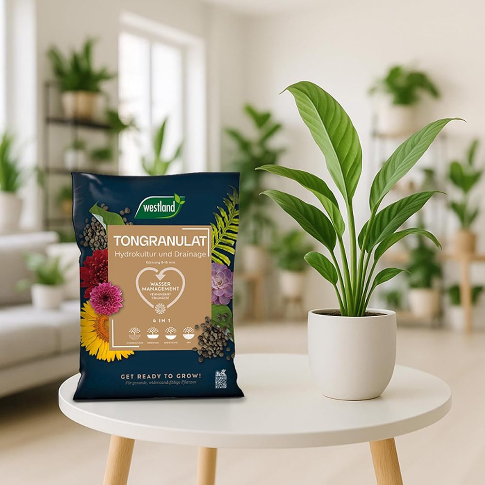 Granule argila WESTLAND pentru plante la ghiveci, drenaj si hidroponie, 6 l