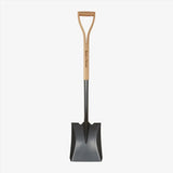 Lopata Patrata KENT & STOWE din otel carbon, maner lemn frasin, FSC 100%, 109 cm, 10 ani de garantie
