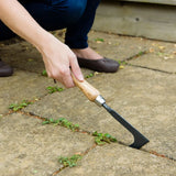 Cutit curatare rosturi KENT & STOWE din otel carbon solid, indepartare muschi si buruieni, maner frasin, 28.5 cm, 10 ani de garantie