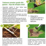 Reparare gazon Substral Plastura Magica 3 in 1, 1 kg, cu seminte gazon substrat si ingrasamant, pentru zone goale