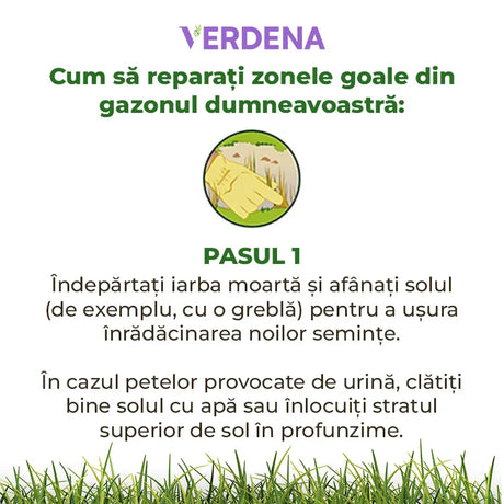 Reparare gazon Substral Plastura Magica 3 in 1 cu seminte gazon substrat si ingrasamant 1 kg pentru zone goale