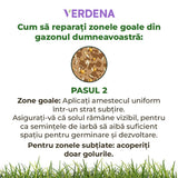 Reparare gazon Substral Plastura Magica 3 in 1, 1 kg, cu seminte gazon substrat si ingrasamant, pentru zone goale