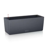 Ghiveci Auto-Irigant Lechuza Balconera Color 50, 8 l, negru mat, sistem de autoirigare, insert detasabil, strat de drenaj