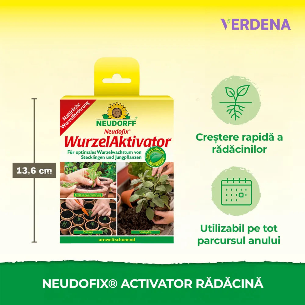 Biostimulator de inradacinare Neudorff, activator natural radacini, pentru butasi si plante tinere - 40 g