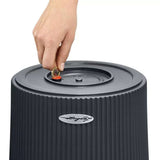 Ghiveci Auto-Irigant Lechuza Cilindro Color 32, 13 l, bej mat, sistem de autoirigare, insert detasabil, strat de drenaj