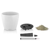 Ghiveci Auto-Irigant Lechuza Classico Color 43, 28 l, negru mat, sistem de autoirigare, insert detasabil, strat de drenaj