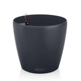 Ghiveci Auto-Irigant Lechuza Classico Color 43, 28 l, negru mat, sistem de autoirigare, insert detasabil, strat de drenaj