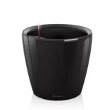 Ghiveci Auto-Irigant Lechuza Classico Premium 28 LS, 7 l, negru lucios, sistem de autoirigare, insert detasabil, strat de drenaj
