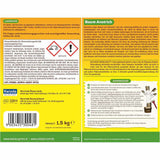 Vopsea trunchi arbori Solabiol, vopsea alba pentru protectie organica, 1.5 kg
