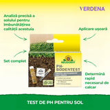 Test de pH pentru Sol, 1 Set, Determinare Rapida si Usoara a pH-ului si Necesitatilor de Calcar, NEUDORFF