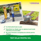 Test de pH pentru Sol, 1 Set, Determinare Rapida si Usoara a pH-ului si Necesitatilor de Calcar, NEUDORFF