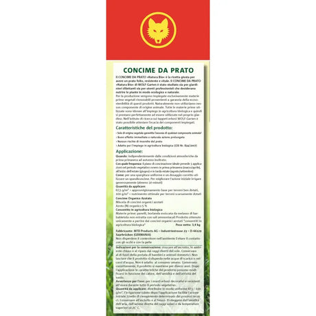 Органичен тор за Ливада Wolf Garten Natura Bio, 3.4 kg за 50 m², без животински съставки